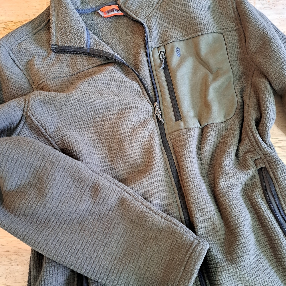 Free Country Men's Textured Olive Jacket